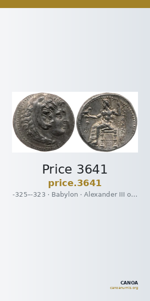 Price 3641 — CANOA