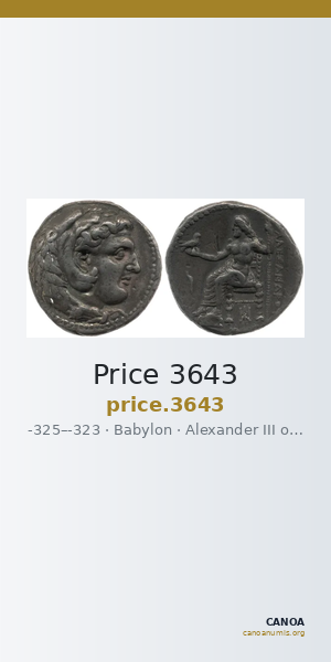 Price 3643 — CANOA