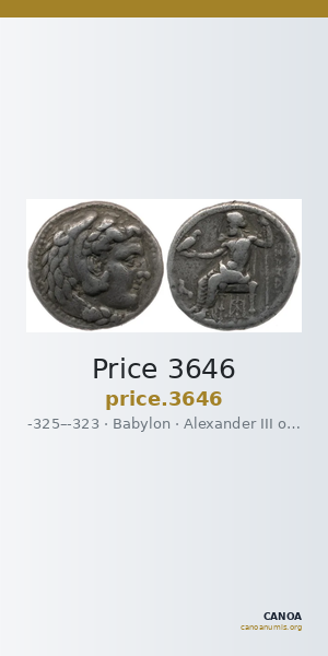 Price 3646 — CANOA