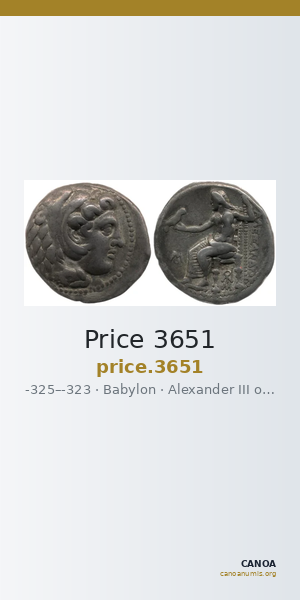 Price 3651 — CANOA