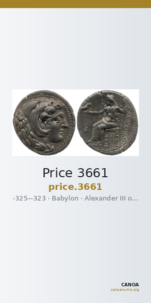 Price 3661 — CANOA
