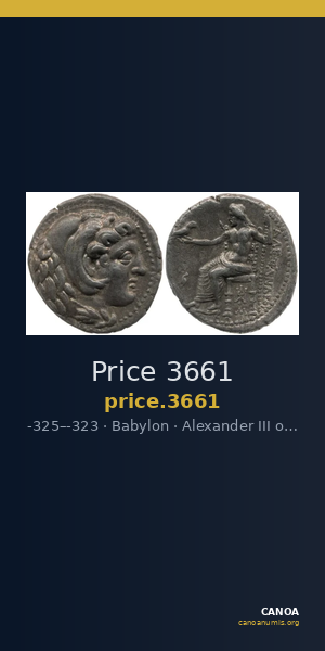 Price 3661 — CANOA