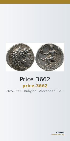 Price 3662 — CANOA