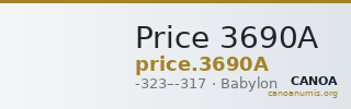 Price 3690A — CANOA