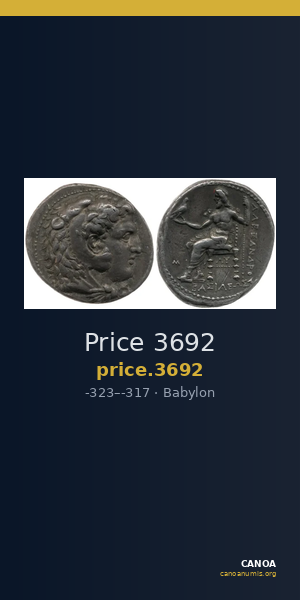 Price 3692 — CANOA