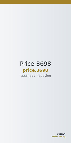 Price 3698 — CANOA
