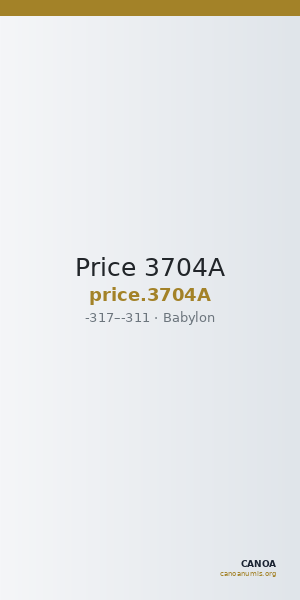 Price 3704A — CANOA