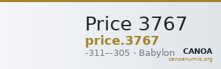 Price 3767 — CANOA
