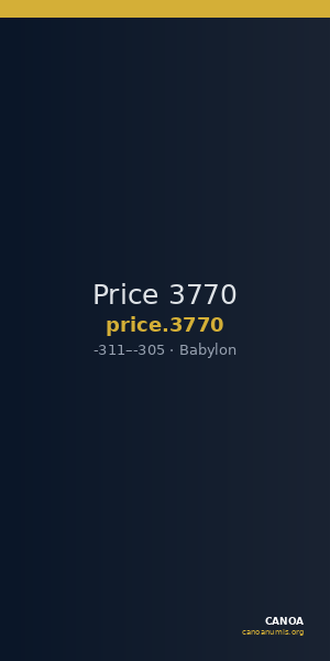 Price 3770 — CANOA