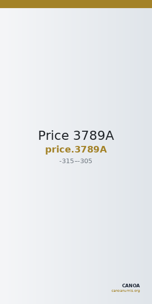Price 3789A — CANOA