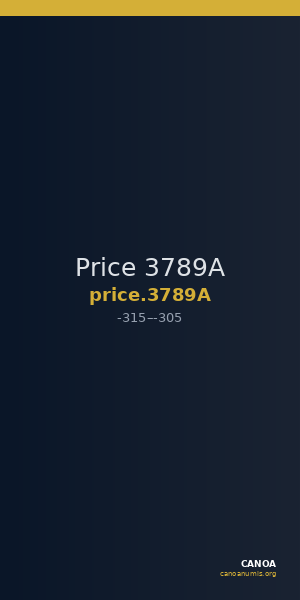 Price 3789A — CANOA