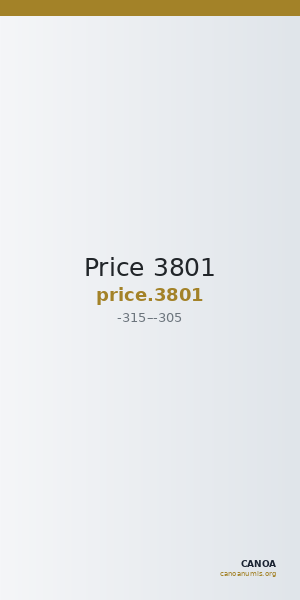 Price 3801 — CANOA