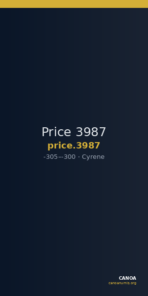 Price 3987 — CANOA