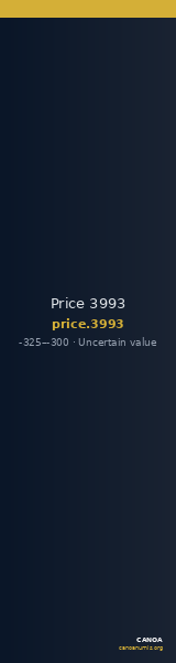Price 3993 — CANOA