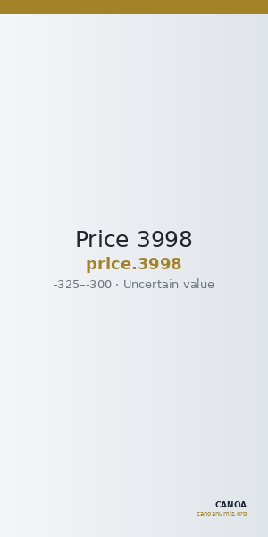 Price 3998 — CANOA