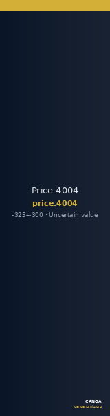 Price 4004 — CANOA
