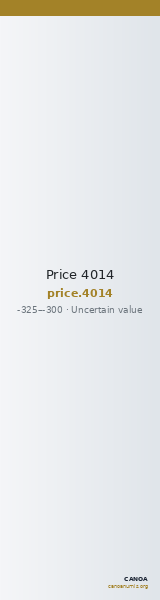 Price 4014 — CANOA