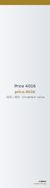 Price 4016 — CANOA
