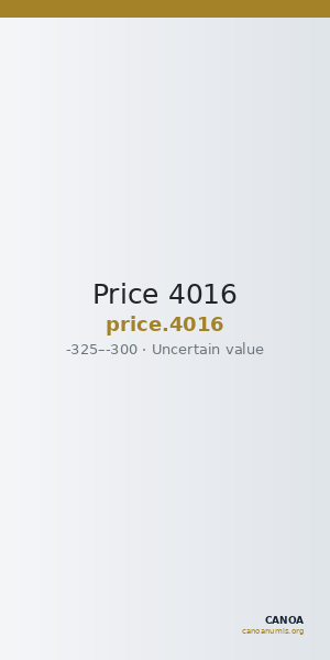 Price 4016 — CANOA