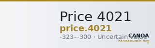 Price 4021 — CANOA
