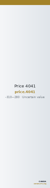 Price 4041 — CANOA