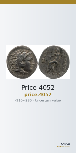 Price 4052 — CANOA