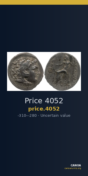 Price 4052 — CANOA