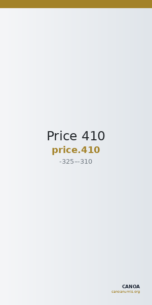 Price 410 — CANOA
