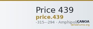 Price 439 — CANOA
