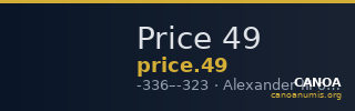 Price 49 — CANOA