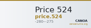 Price 524 — CANOA