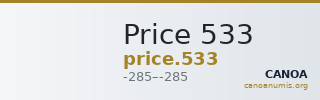 Price 533 — CANOA