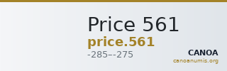 Price 561 — CANOA