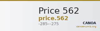 Price 562 — CANOA