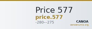 Price 577 — CANOA