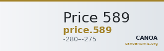 Price 589 — CANOA