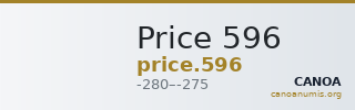 Price 596 — CANOA