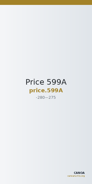 Price 599A — CANOA