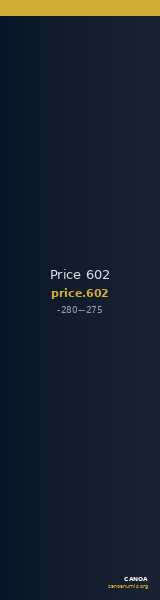 Price 602 — CANOA