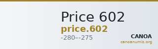 Price 602 — CANOA