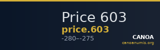 Price 603 — CANOA