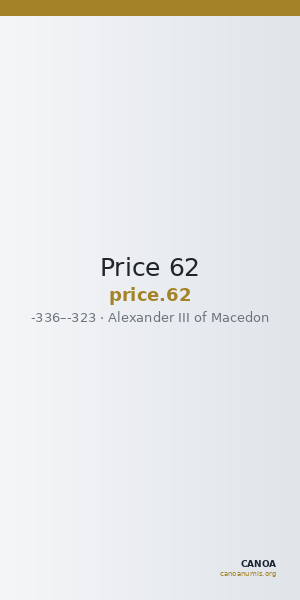Price 62 — CANOA