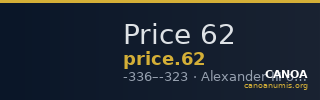 Price 62 — CANOA