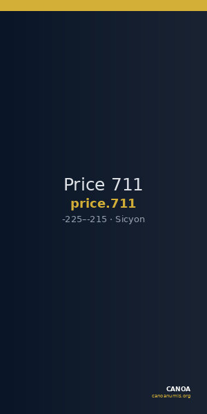 Price 711 — CANOA
