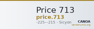 Price 713 — CANOA