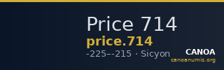 Price 714 — CANOA