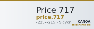 Price 717 — CANOA
