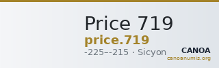 Price 719 — CANOA