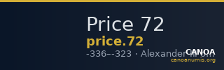 Price 72 — CANOA