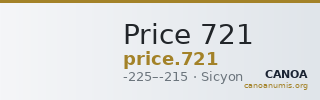 Price 721 — CANOA